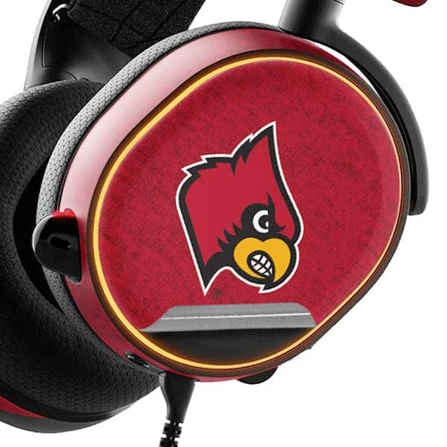 University of Louisville Red Background SteelSeries Arctis 3 Skin